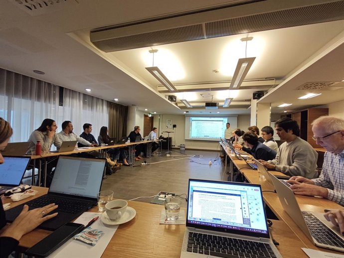 Una de las reuniones de trabajo del proyecto 'Resilmesh', celebrada el pasado mes de octubre en Finlandia.