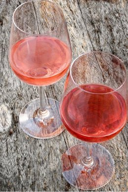 Copas de vino. Recurso.