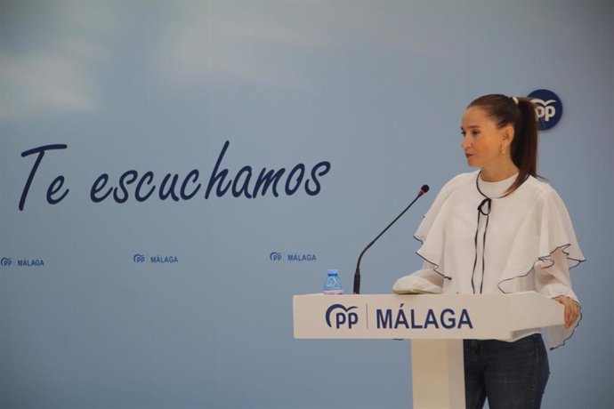 La portavoz provincial del PP de Málaga, Elisa Pérez de Siles, en una imagen de archivo