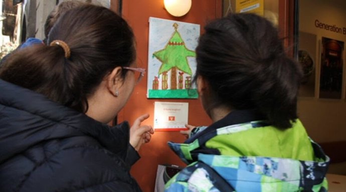 Una de las obras expuestas