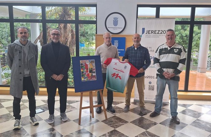 La presentación de la XIV Carrera San Silvestre ‘Maratón Jerez'.