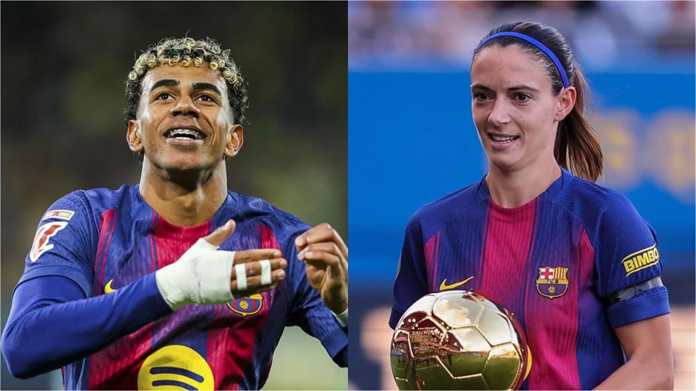 Lamine Yamal y Aitana Bonmatí