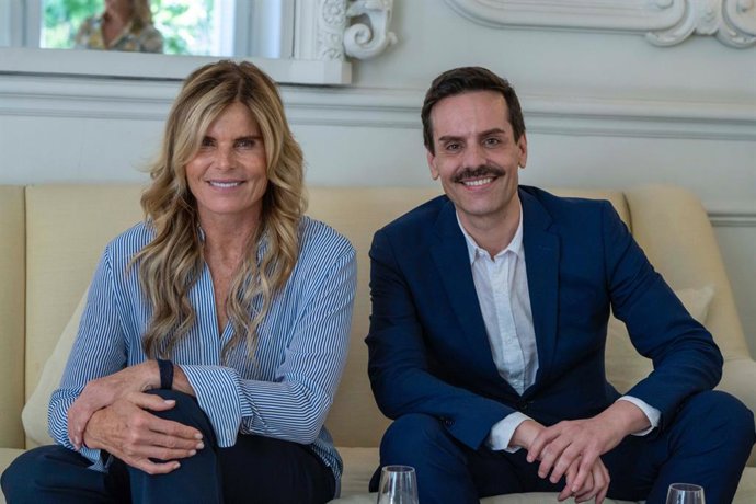 Mariel Hemingway con Gustavo Egusquiza