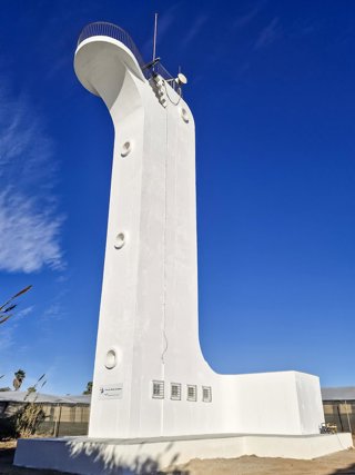 Faro de Punta de Baños en El Ejido (Almería).