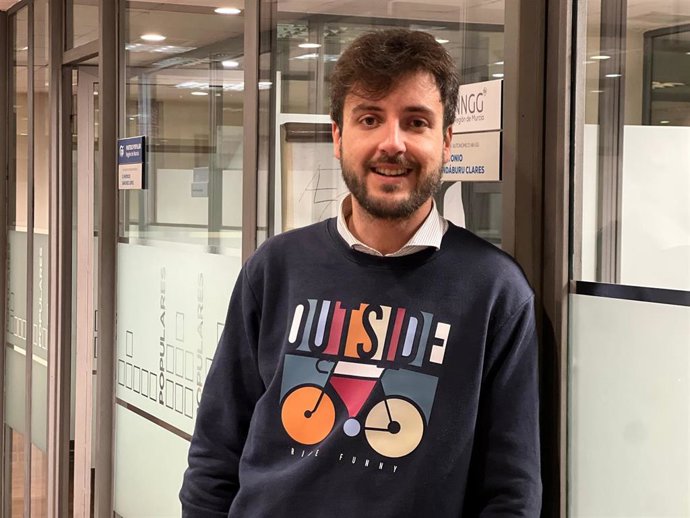 El presidente de Nuevas Generaciones (NNGG) de la Región de Murcia, Antonio Landáburu