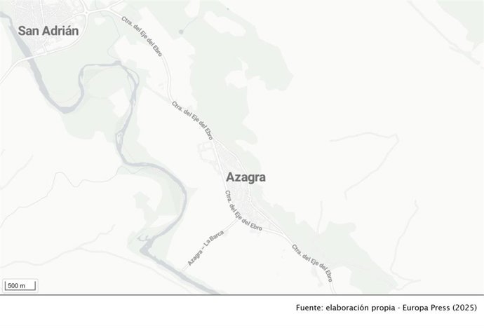 Mapa de la ubicación del accidente
