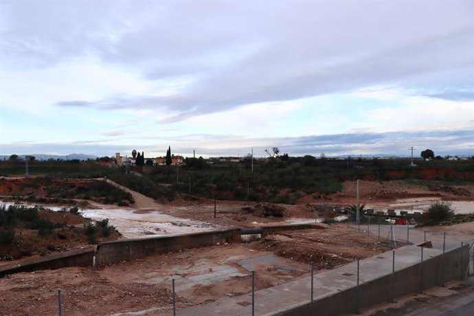 Zona de Torrent després de les últimes pluges del diumenge