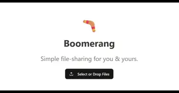 Boomerang, el nuevo servicio de transferencia de archivos gratuito y sin inicio de sesión del cofundador de WeTransfer