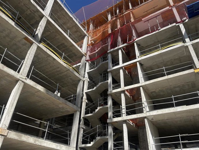 Archivo - Contrucción, obra, vivienda