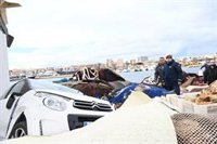 López Miras destaca que "lo más importante" es que no hay que lamentar daños personales tras la manga marina en Mazarrón