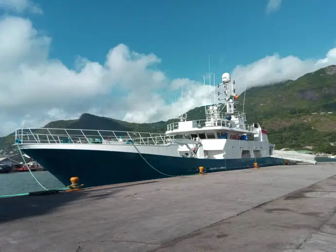 Barco Pesquero em Seychelles