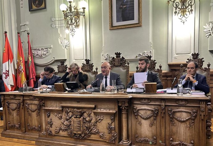 Pleno del Ayuntamiento de Valladolid. Imagen de archivo.