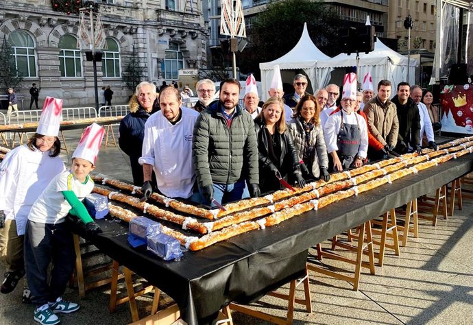 Imagen de archivo del anterior reparto de roscón solidario