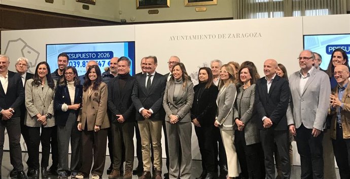 Presentación del presupuesto de 2026 del Ayuntamiento de Zaragoza