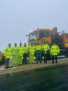 Se han empleado 400 toneladas de sal