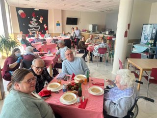 Celebraciones de Navidad en la residencia 'El Zapillo' de Almería.
