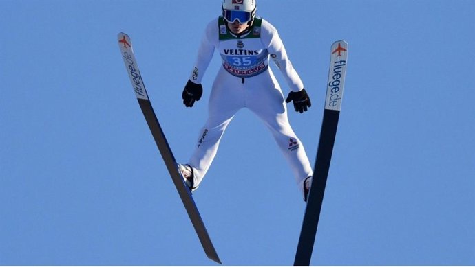 Una imatge dels salts d'esquí de l'any 2020