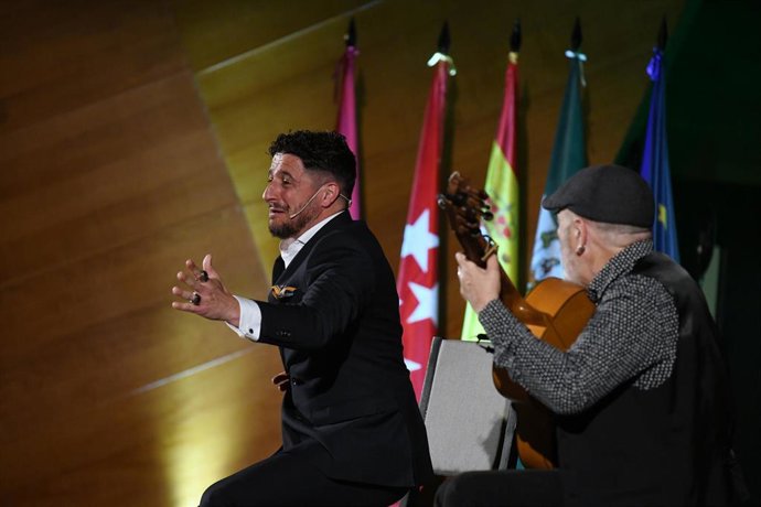 Archivo - David Palomar durante una actuación en una imagen de archivo.