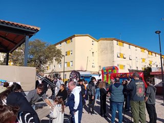 Los tradicionales juegos de navidad que la Fundación Marcelino Champagnat organiza en Pérez Cubillas (Huelva).