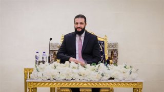 El presidente de transición de Siria, Ahmed al Shara