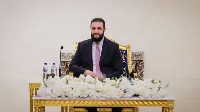 El presidente de transición de Siria, Ahmed al Shara