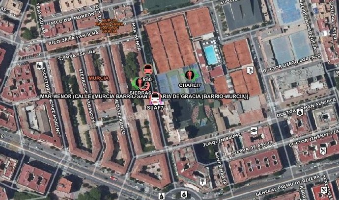 Lugar donde se ha producido el incendio