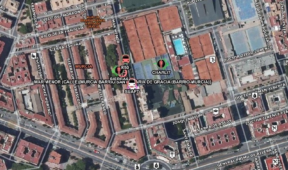 Lugar donde se ha producido el incendio