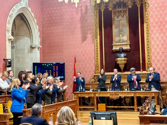 Pleno del Consell de Mallorca tras la aprobación de los presupuestos de 2026