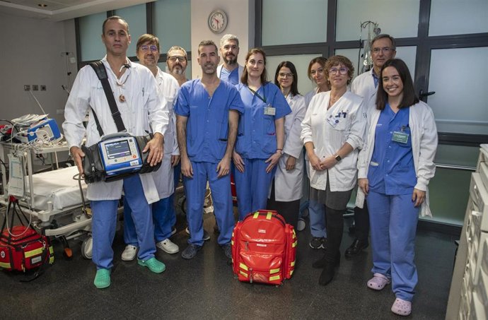Equipo de paro cardiaco de Son Espases