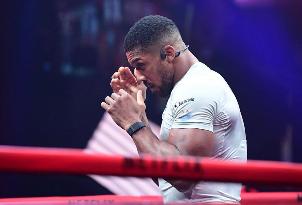 El boxeador británico Anthony Joshua.