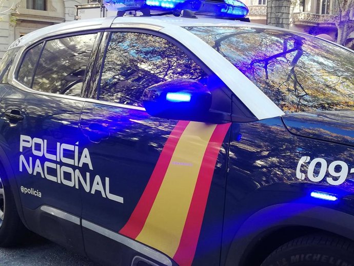 Archivo - Arquivo - Um carro da Polícia Nacional.