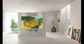 LG une tecnología y decoración con LG Gallery TV, su televisor que se convierte en un marco para las obras de arte