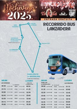 Rutas y horarios del autobús