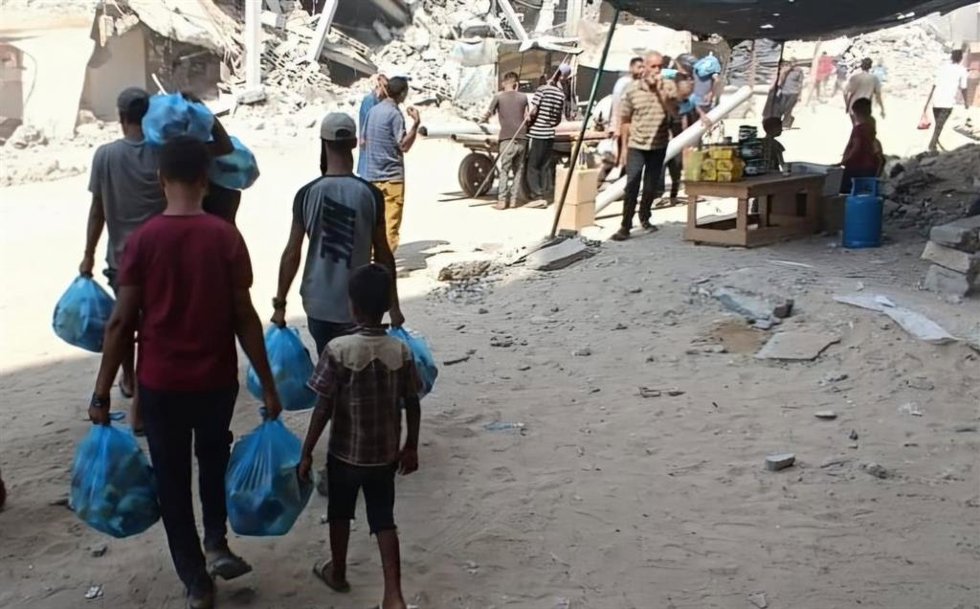 Personas en Gaza