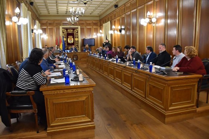 Pleno en la Diputación.