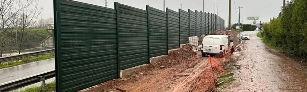 Obras para minimizar el ruido en carreteras