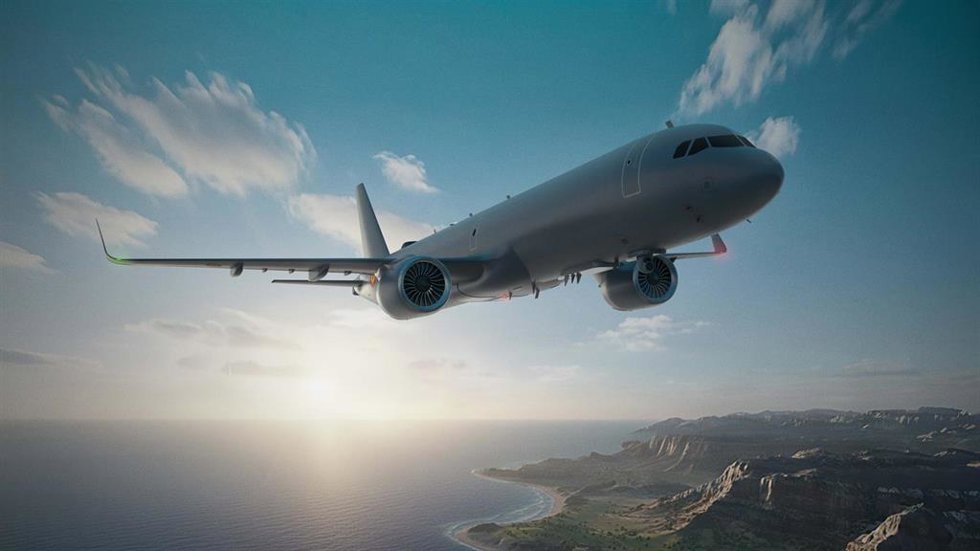 Un avión de Airbus