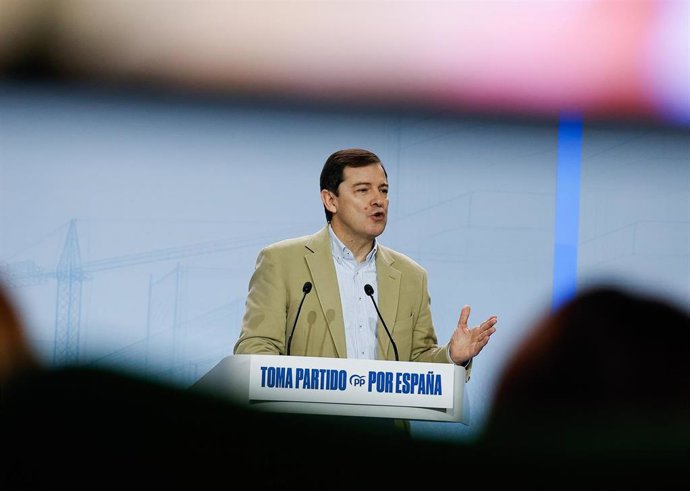 Archivo - El presidente de la Junta de Castilla y León, Alfonso Fernández Mañueco. Archivo