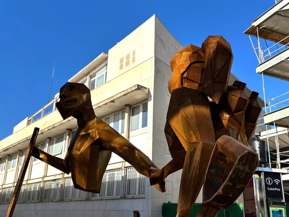 Grupo escultórico en Alaqus