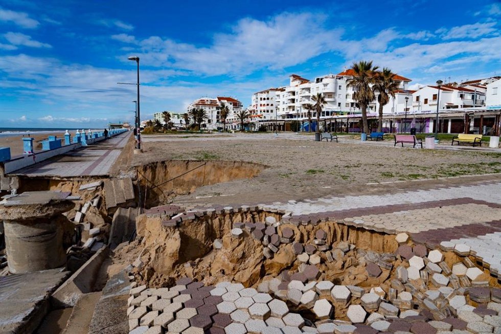 Paseo marítimo de Matalascañas (Huelva).