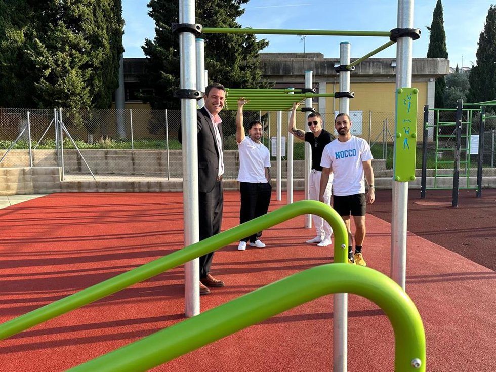 El IME amplía el parque de calistenia de Son Moix e incorpora nuevos módulos para personas con movilidad reducida