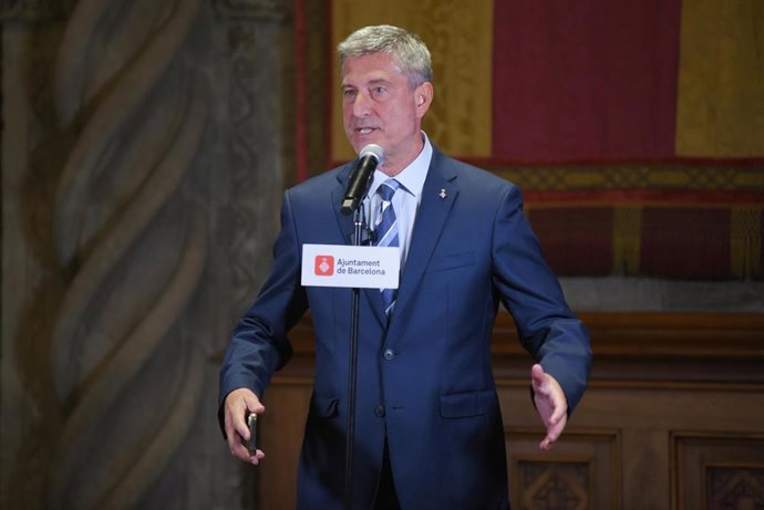 Archivo - El presidente de Junts en el Ayuntamiento de Barcelona, Jordi Martí.