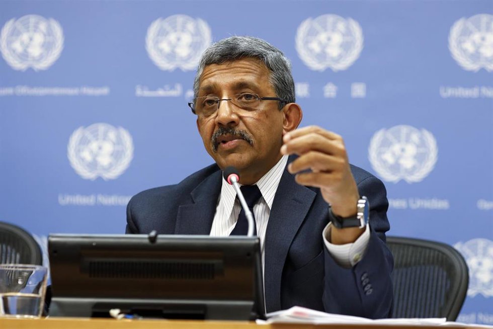 Archivo - El interventor general de cuentas de la ONU, Chandramouli Ramanathan