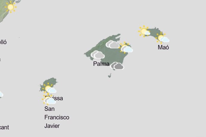 Predicción meteorológica para hoy, miércoles 31 de diciembre, en Baleares
