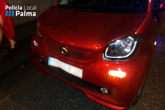 Vechíulo que presuntamente provocó el accidente