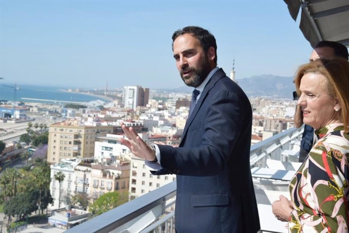 Archivo - Daniel Pérez, portavoz del PSOE en el Ayuntamiento de Málaga, en una foto de archivo.