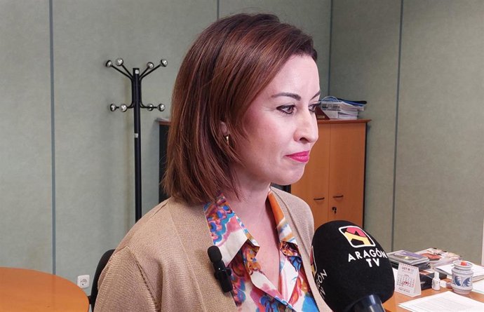 Archivo - La secretaria general del PSOE Zaragoza, Teresa Ladrero.