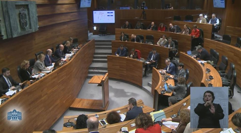 Un momento de las votaciones de las enmiendas al Proyecto de Presupuestos.