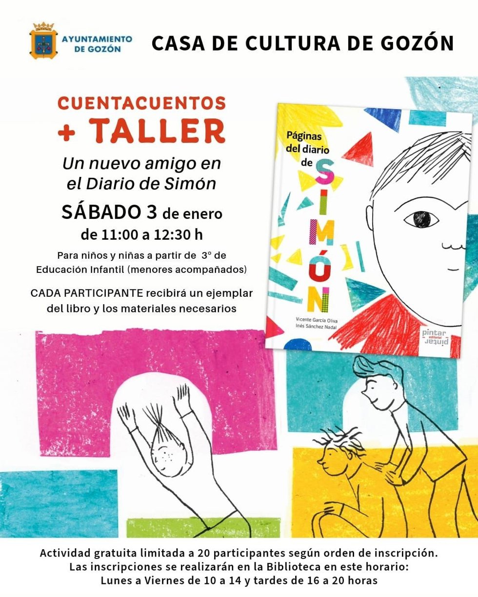 Cuentacuentos en la Casa de Cultura de Luanco.