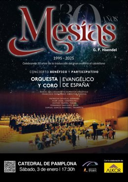 Cartel del concierto 'Mesías '25'.